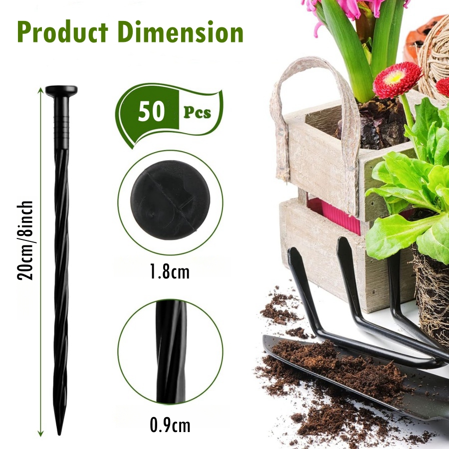 Dry Herb Vaping Accessories - 10 قطع من أوتاد التثبيت البلاستيكية