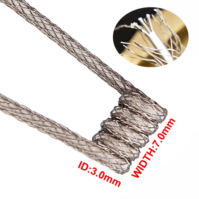Clapton Wire Pre Built - NI80 RAGING FIRE ملف سلك تسخين