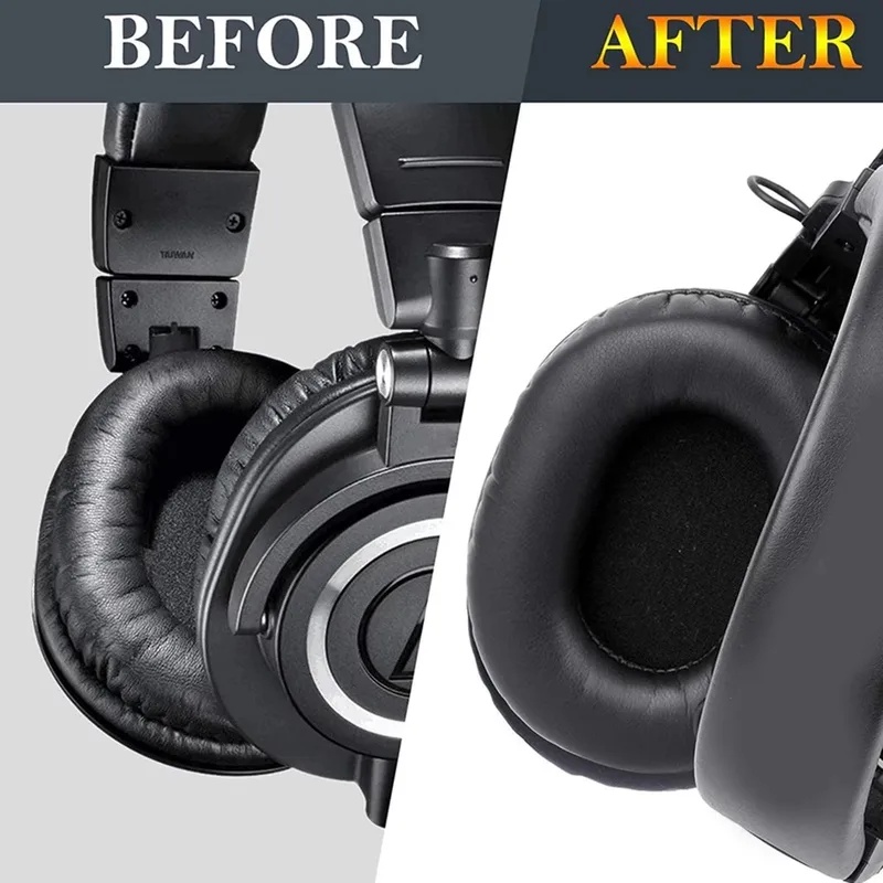 وسادات أذن بديلة من الإسفنج لط - مراجعة Audio Technica Headphone Ath-M20X وسعره