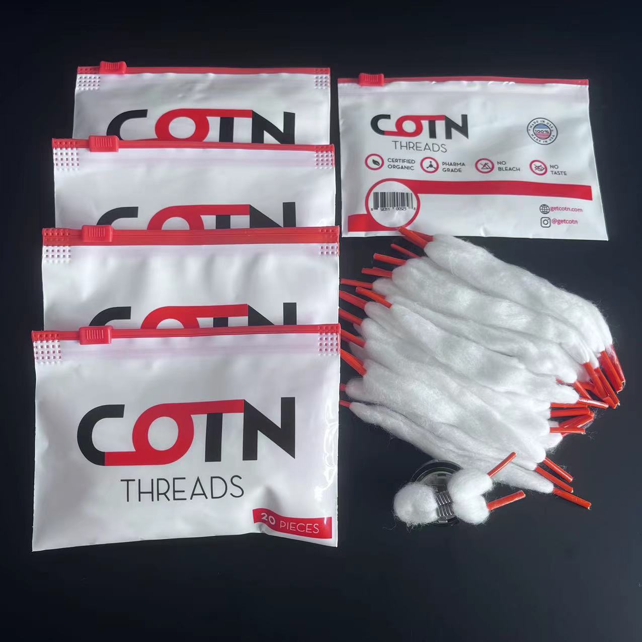 100/60/20 قطعة خيوط لفائف الأس - مراجعة Cotton Wick Organic وسعره