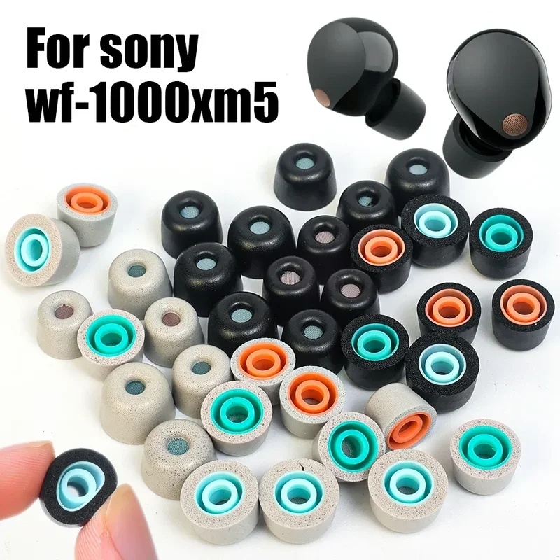 سماعات أذن لاسلكية S/M/L مع وس - مراجعة Sony Headphone Wf-1000Xm5 وسعره