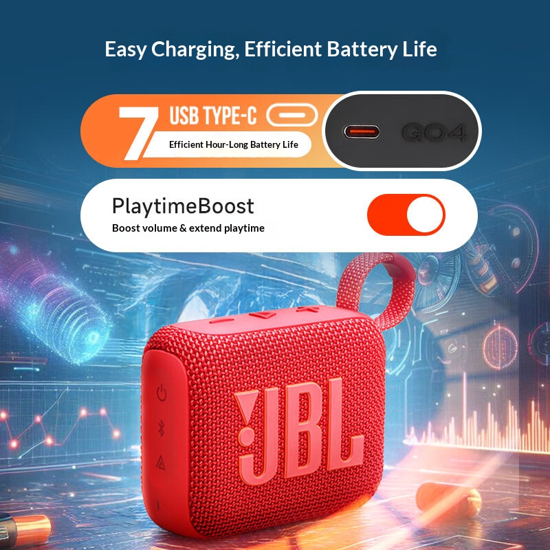 مكبر صوت لاسلكي JBL GO4 USB-C  - مراجعة Jbl Speaker Go 4 وسعره