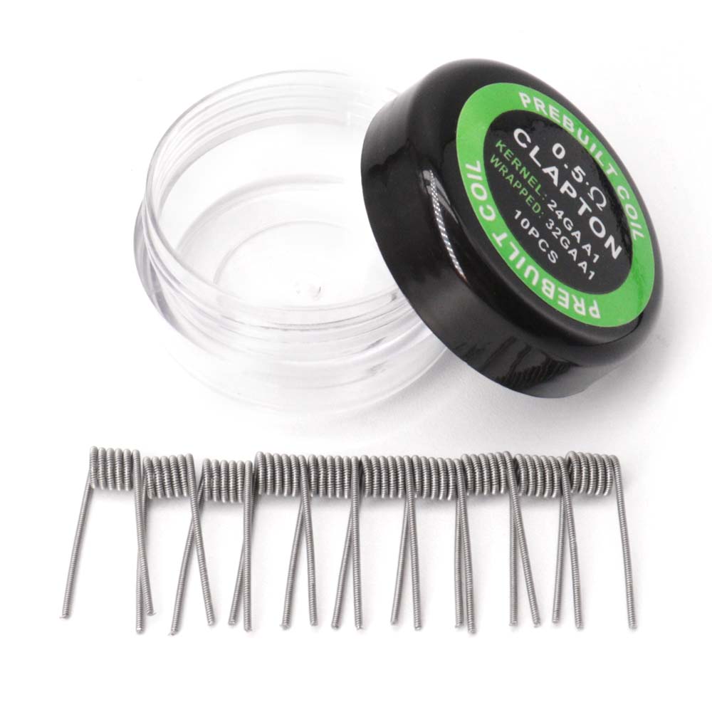 10 قطع من أسلاك التسخين الملفو - مراجعة Clapton Wire Pre Built وسعره