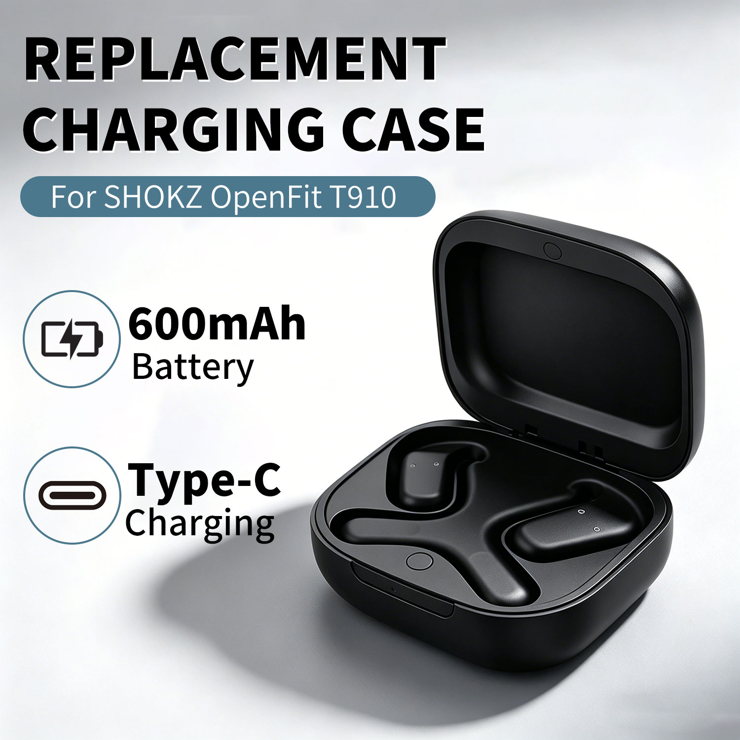 علبة شحن بديلة لسماعات SHOKZ O - مراجعة Battery Case Storage وسعره